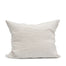Linen Pillow Case Alabaster by By Mölle – 100% pre-washed European linen with a chambray weave of creamy beige and off-white yarns, featuring a soft, neutral shade with pale pink undertones, envelope closure on the back.