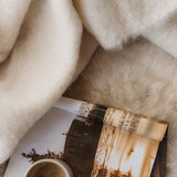 Mohair blanket chalk