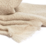 Mohair deken almond