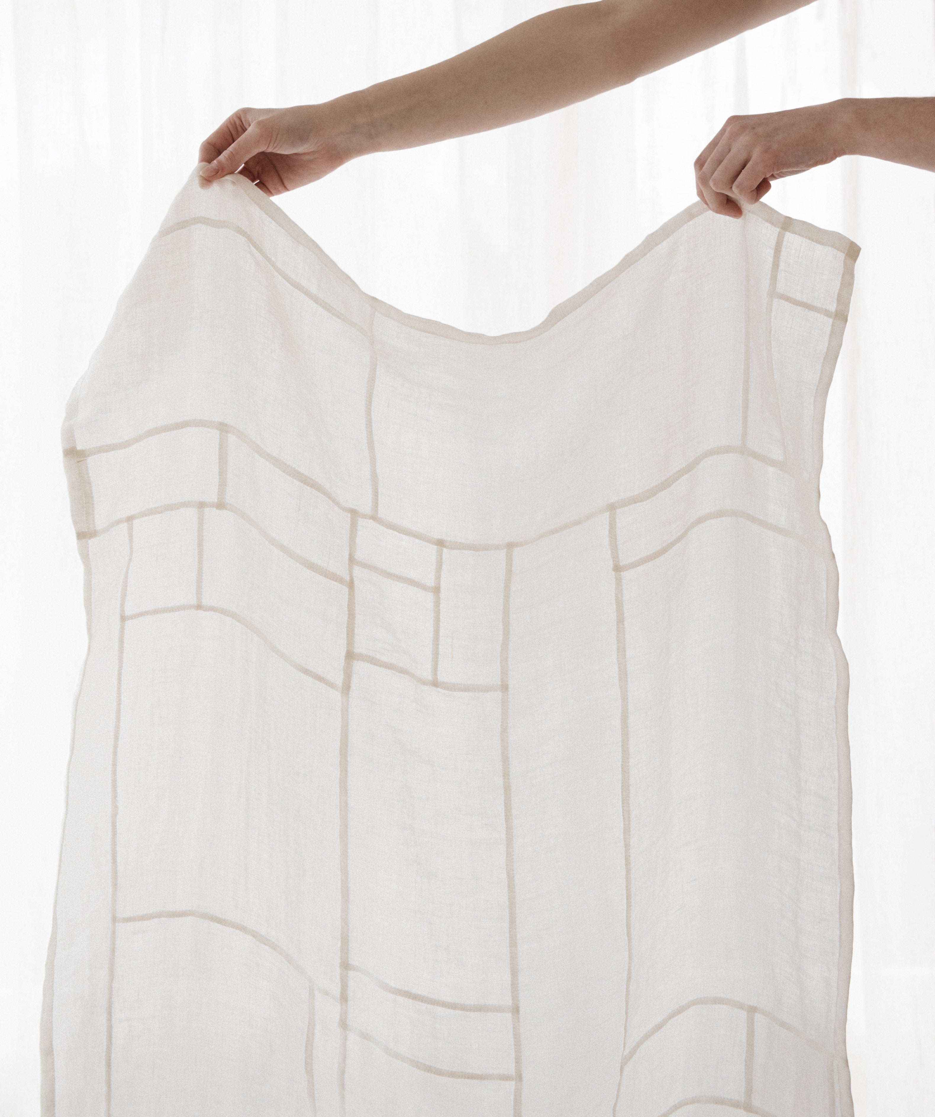 By Mölle Pojagi craft gemaakt in het linnen atelier