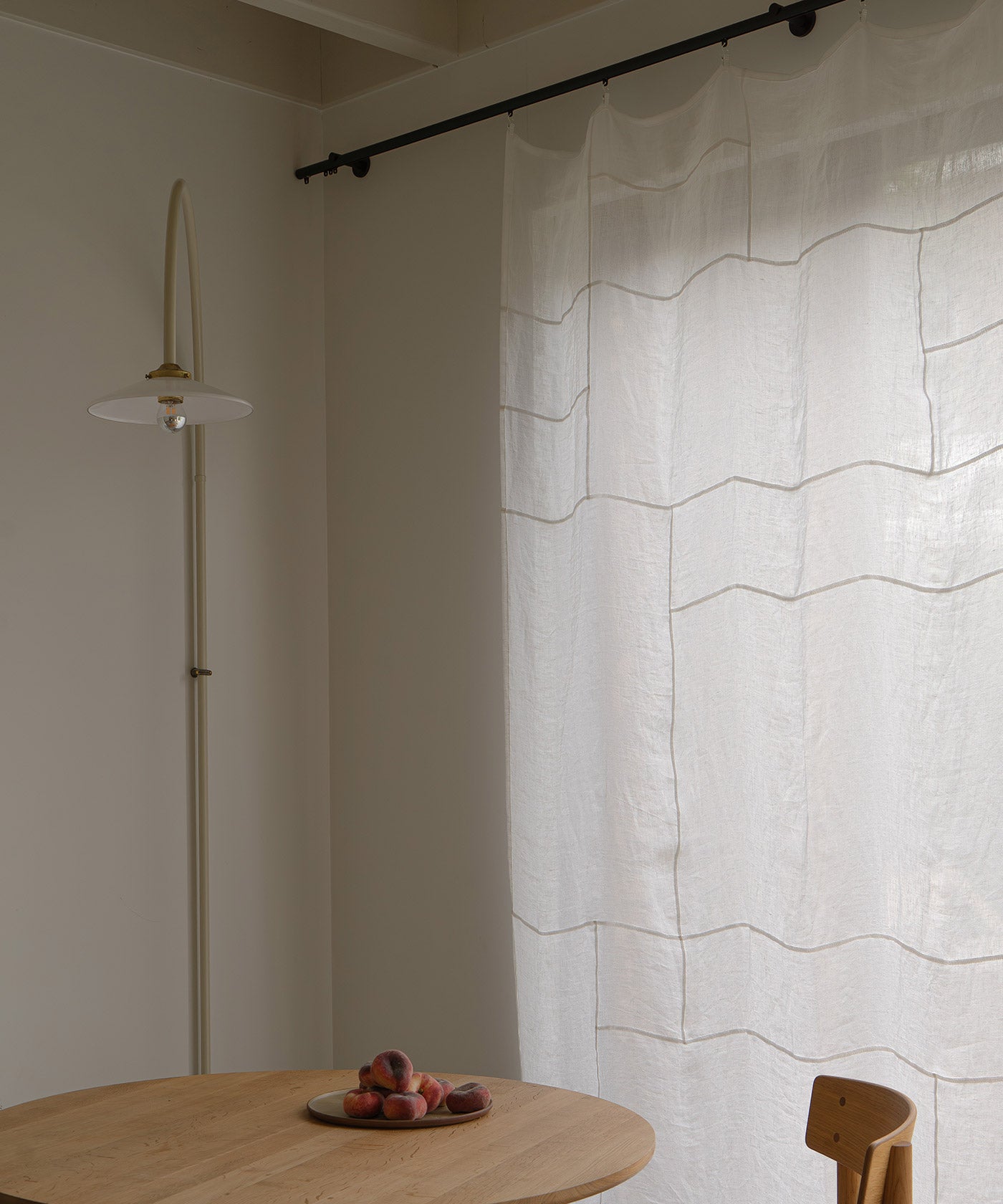 Pojagi curtain panel crafted by By Mölle