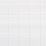 vouwgordijn van geweven hout in de kleur white