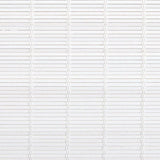 vouwgordijn van geweven hout in de kleur white