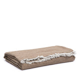 Linen throw hazel