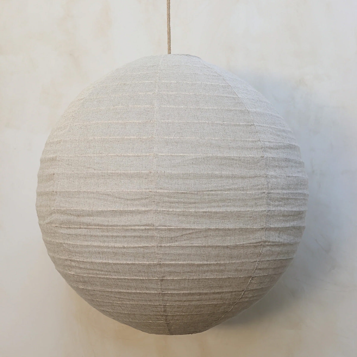 linnen lampen kap in taupe