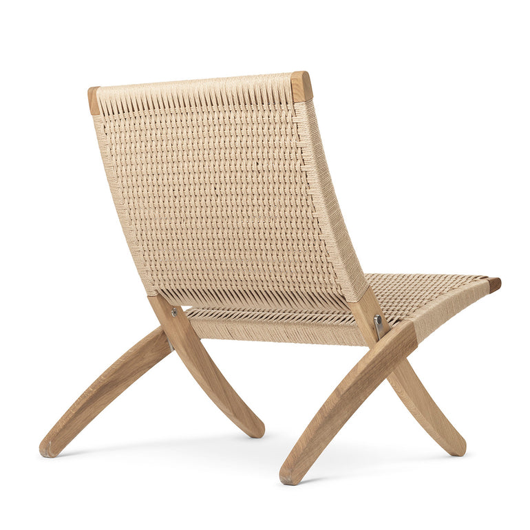 by molle carl hansen cuba chair with paper cord back view