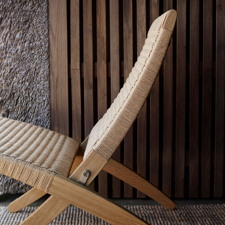 by molle carl hansen cuba chair with paper cord details