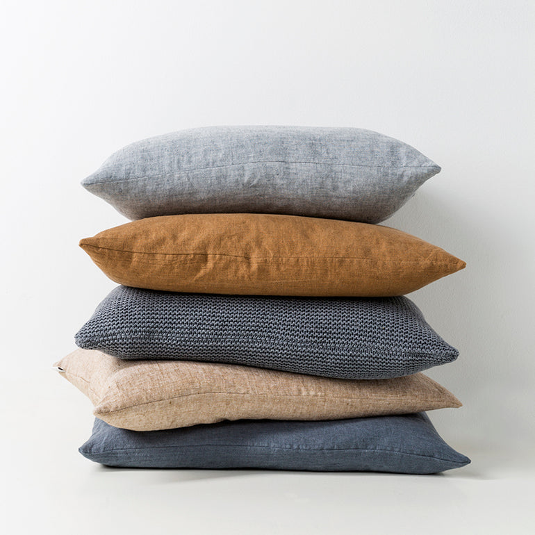 Linen cushions