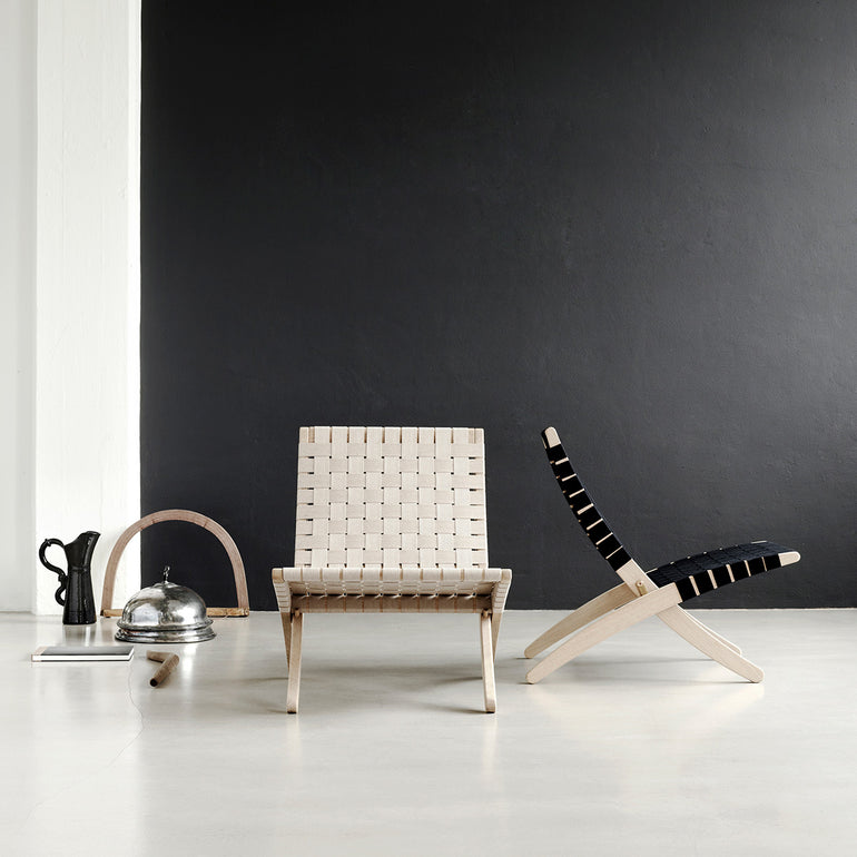 by molle carl hansen cuba chairs white and black