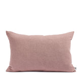 Linen cushion coral