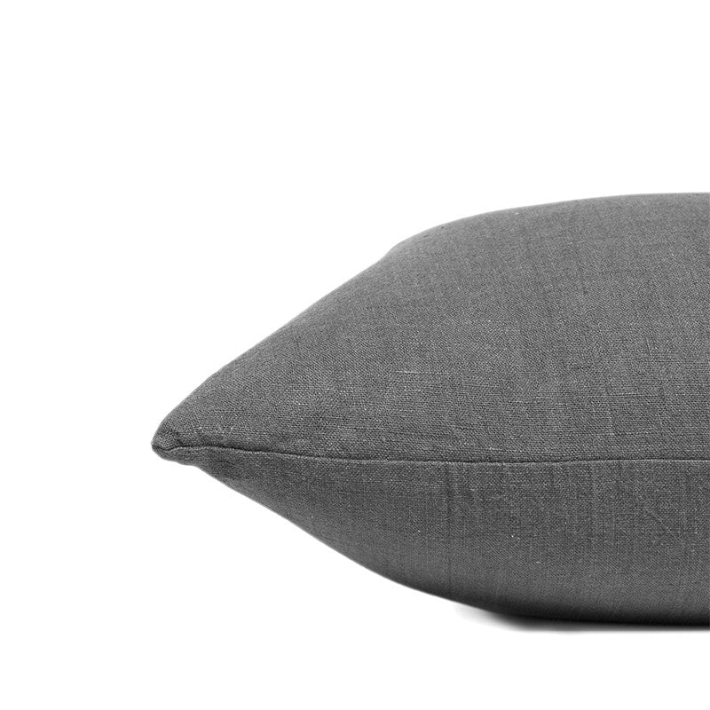 Slate linen cushion