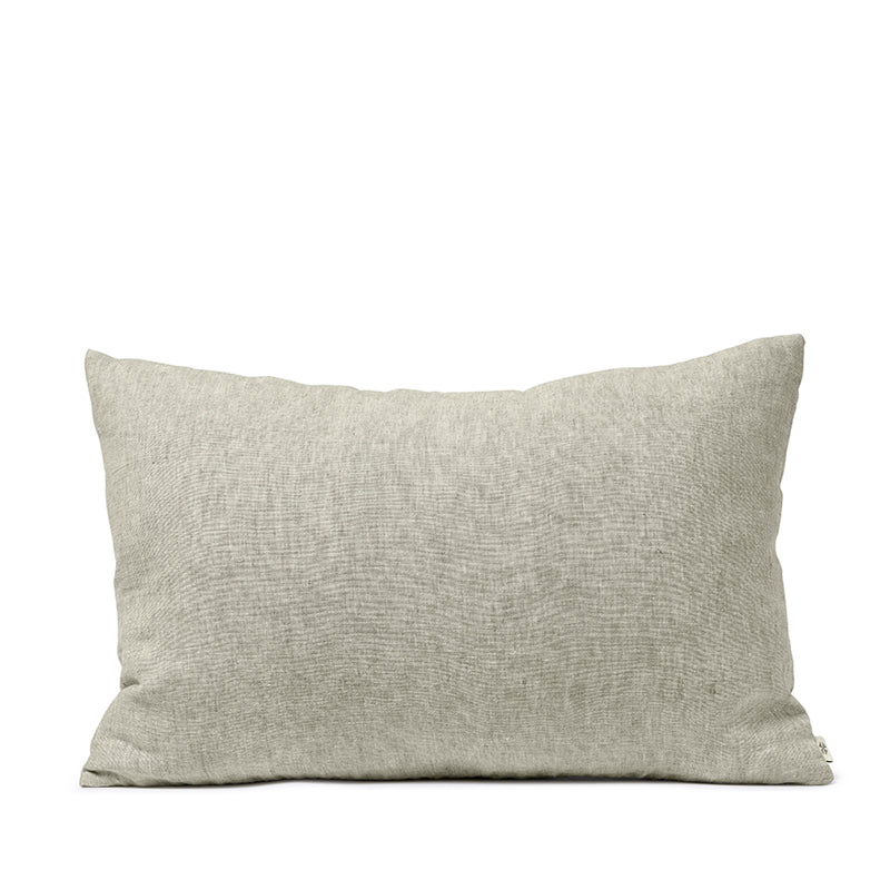 Sage linen cushion