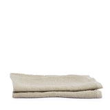 Linen tea towel pinstripe flax