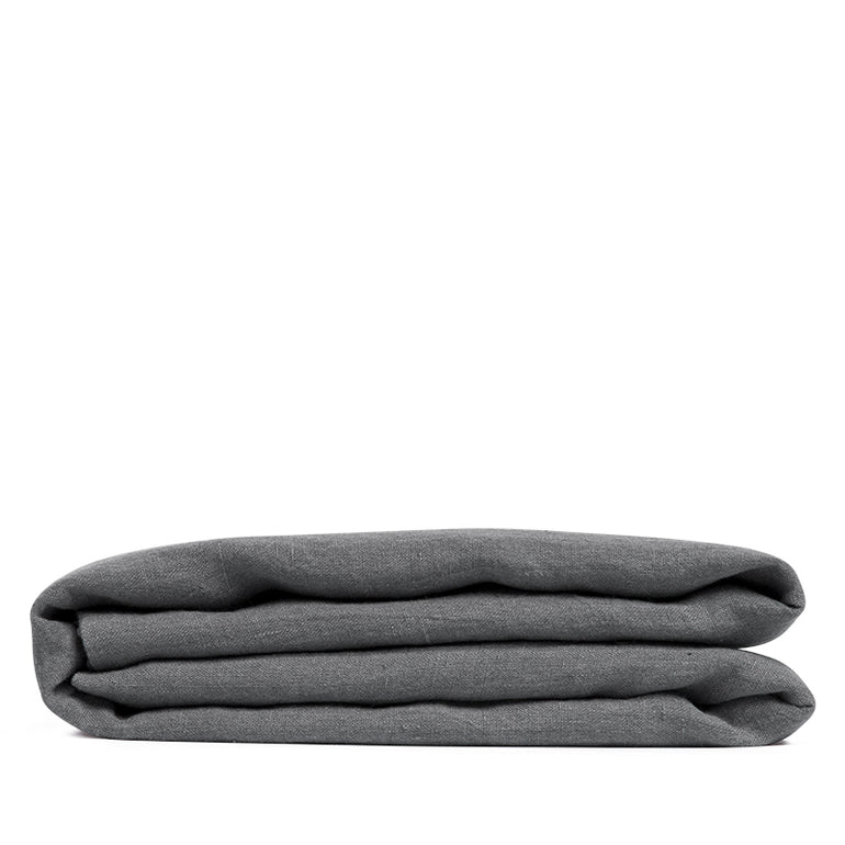 Dark grey linen sheet