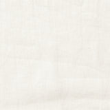 Linen flat sheet warm white